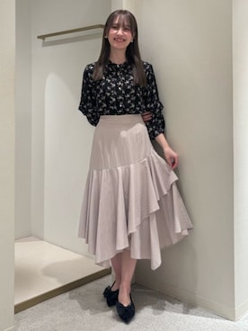 「ASTORIA ODIER（アストリアオディール）のアイテム」を使った、ASTORIA ODIER（アストリア オディール）さん（レディース・159cm）の春コーディネート