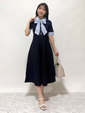 「TRUDEA（トルディア）のアイテム」を使った、ASTORIA ODIER（アストリア オディール）さん（レディース・156cm）の夏コーディネート