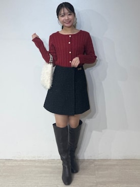 「ニット/セーター」｜ASTORIA ODIER（アストリア オディール）さん（レディース・156cm）の冬コーディネート