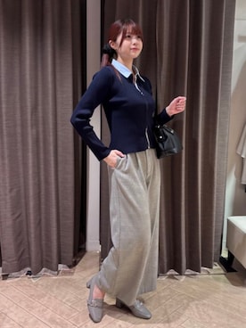 「TRUDEA（トルディア）のアイテム」を使った、ASTORIA ODIER（アストリア オディール）さん（レディース・162cm）の秋コーディネート