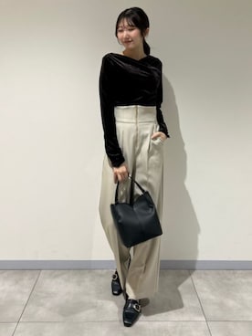 「TRUDEA（トルディア）のアイテム」を使った、ASTORIA ODIER（アストリア オディール）さん（レディース・155cm）の冬コーディネート