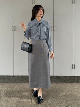 「TRUDEA（トルディア）のアイテム」を使った、ASTORIA ODIER（アストリア オディール）さん（レディース・156cm）の冬コーディネート