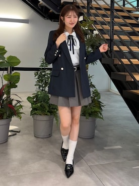 「ASTORIA ODIER（アストリアオディール）のアイテム」を使った、ASTORIA ODIER（アストリア オディール）さん（レディース・163cm）の春コーディネート