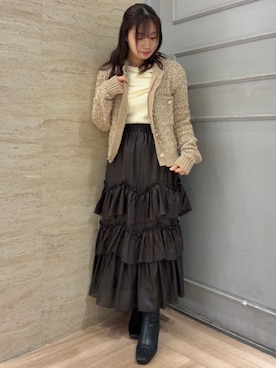 「TRUDEA（トルディア）のアイテム」を使った、ASTORIA ODIER（アストリア オディール）さん（レディース・149cm）の冬コーディネート