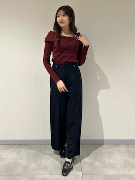 「TRUDEA（トルディア）のアイテム」を使った、ASTORIA ODIER（アストリア オディール）さん（レディース・155cm）の冬コーディネート