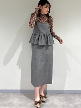 ASTORIA ODIER（アストリア オディール）さん（レディース・161cm）の秋コーディネート