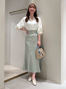 「ASTORIA ODIER（アストリアオディール）のアイテム」を使った、ASTORIA ODIER（アストリア オディール）さん（レディース・159cm）の春コーディネート