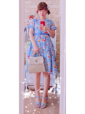 「Emily Temple cute（エミリーテンプルキュート）のアイテム」を使った、黐さん（レディース・163cm）の夏コーディネート