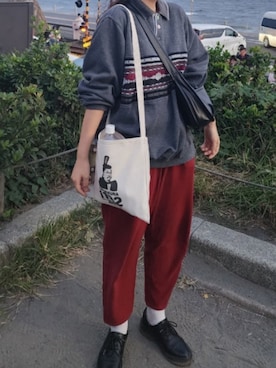 「scene（シーン）のアイテム」を使った、おわんさん（レディース・160cm）の秋コーディネート