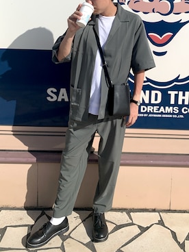 「SILVER BULLET（シルバーバレット）のアイテム（ジャケット/アウター）」を使った、Taroさん（メンズ・176cm）の夏コーディネート