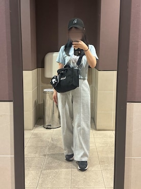 「Reebok(リーボック)のアイテム」を使った、ユさん(レディース・151cm)の夏コーディネート