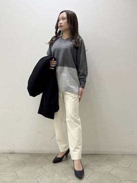 INDIVI(SHOP STAFF)さん(レディース・144cm)の冬コーディネート