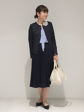 「入園式」｜「アイテム（その他）」を使った、INDIVI(SHOP STAFF)さん（レディース・162cm）の春コーディネート