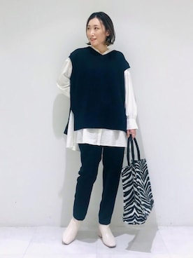 INDIVI(SHOP STAFF)さん(レディース・158cm)の秋コーディネート