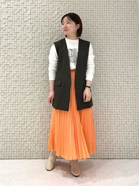 INDIVI(SHOP STAFF)さん（レディース・146cm）の冬コーディネート