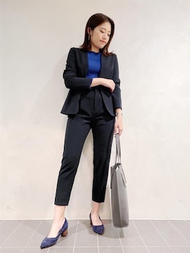 「INDIVI（インディヴィ）のアイテム」を使った、INDIVI(SHOP STAFF)さん（レディース・164cm）の秋コーディネート