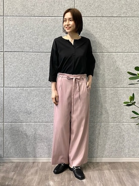 「シンフルコーデ」｜「アイテム（その他）」を使った、INDIVI(SHOP STAFF)さん（レディース・163cm）の春コーディネート