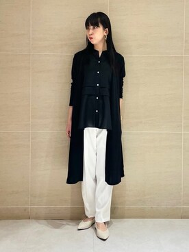 「ビジネススタイル」｜「アイテム（その他）」を使った、INDIVI(SHOP STAFF)さん（レディース・154cm）の春コーディネート