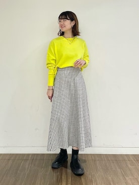 INDIVI(SHOP STAFF)さん（レディース・159cm）の冬コーディネート
