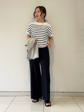 INDIVI(SHOP STAFF)さん（レディース・144cm）の夏コーディネート