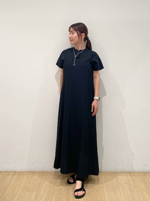 【接触冷感／UVケア】エアリージョーゼット キャミワンピース