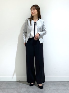 INDIVI(SHOP STAFF)さん(レディース・151cm)の春コーディネート