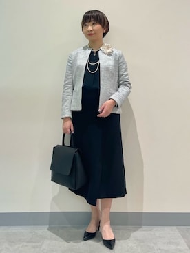 「入園式」｜「アイテム（その他）」を使った、INDIVI(SHOP STAFF)さん（レディース・153cm）の冬コーディネート
