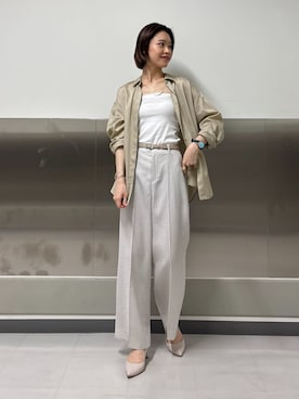 「インディヴィ」｜INDIVI(SHOP STAFF)さん（レディース・166cm）の夏コーディネート