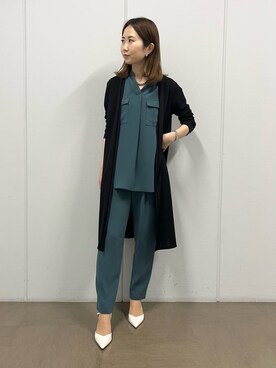 「ベーシック/トラッド」｜INDIVI(SHOP STAFF)さん（レディース・161cm）の春コーディネート