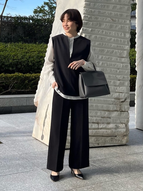 INDIVI（インディヴィ）の「◇【SETUP可能/通勤】キーネック