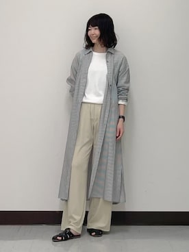 INDIVI(SHOP STAFF)さん（レディース・157cm）の夏コーディネート