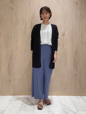 INDIVI(SHOP STAFF)さん（レディース・152cm）の夏コーディネート