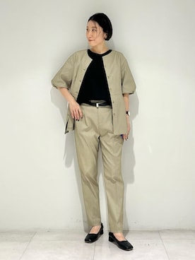 INDIVI(SHOP STAFF)さん（レディース・158cm）の夏コーディネート