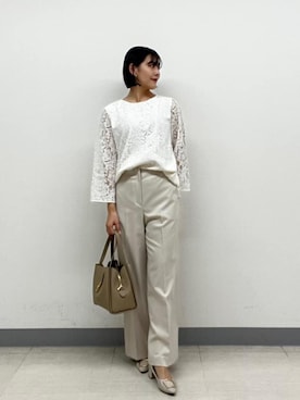 「INDIVI（インディヴィ）のアイテム」を使った、INDIVI(SHOP STAFF)さん（レディース・158cm）の冬コーディネート