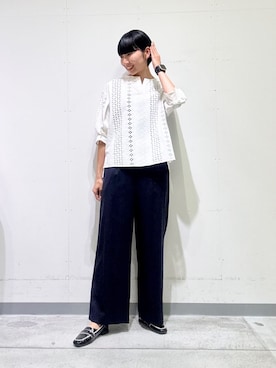 「インディヴィ」｜INDIVI(SHOP STAFF)さん（レディース・168cm）の夏コーディネート