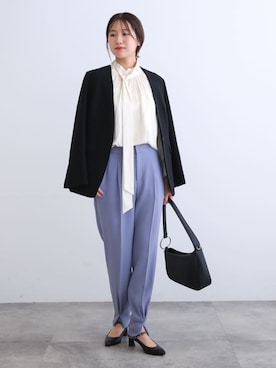 「Coming soon…」｜「アイテム（スーツジャケット）」を使った、INDIVI(SHOP STAFF)さん（レディース・162cm）の夏コーディネート