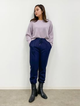 INDIVI(SHOP STAFF)さん（レディース・160cm）の秋コーディネート