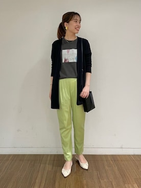 INDIVI(SHOP STAFF)さん（レディース・160cm）の夏コーディネート