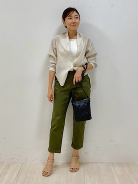 INDIVI(SHOP STAFF)さん(レディース・153cm)の夏コーディネート