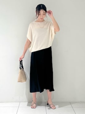 INDIVI(SHOP STAFF)さん（レディース・169cm）の夏コーディネート