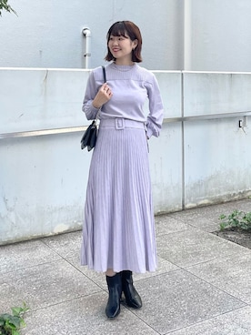 INDIVI(SHOP STAFF)さん(レディース・159cm)の冬コーディネート