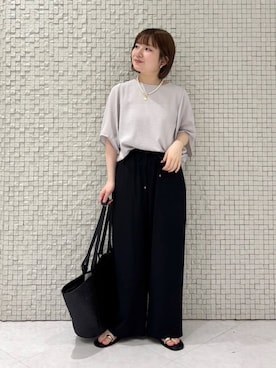 INDIVI(SHOP STAFF)さん（レディース・146cm）の夏コーディネート