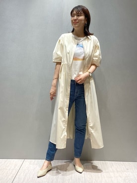 INDIVI(SHOP STAFF)さん（レディース・166cm）の夏コーディネート