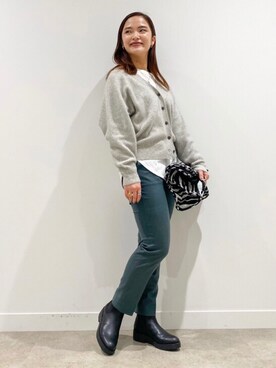 INDIVI(SHOP STAFF)さん（レディース・160cm）の秋コーディネート