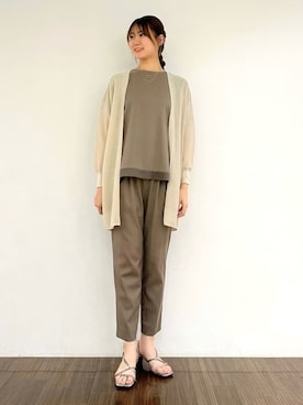 INDIVI(SHOP STAFF)さん（レディース・165cm）の夏コーディネート