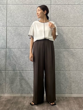 INDIVI(SHOP STAFF)さん(レディース・153cm)の夏コーディネート