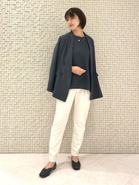 「デイリーカジュアル」｜「アイテム（その他）」を使った、INDIVI(SHOP STAFF)さん（レディース・164cm）の夏コーディネート