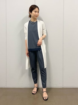 INDIVI(SHOP STAFF)さん(レディース・161cm)の夏コーディネート