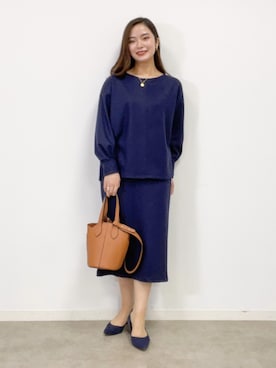 「セレモニーコーデ」｜「アイテム（その他）」を使った、INDIVI(SHOP STAFF)さん（レディース・160cm）の冬コーディネート