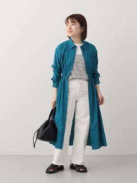 「インディヴィ」｜INDIVI(SHOP STAFF)さん（レディース・146cm）の夏コーディネート